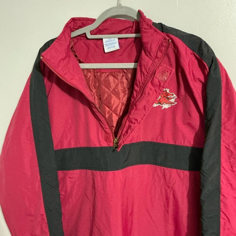 NCAA university of South Carolina gamecocks 3/4 zip pull over size L